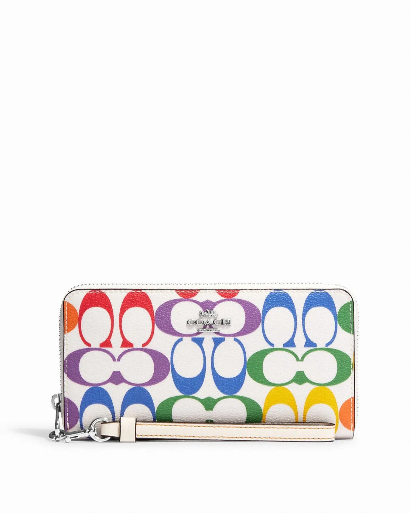 Coach Long Zip Around Wallet In Rainbow Signature Canvas sold by Ruumur