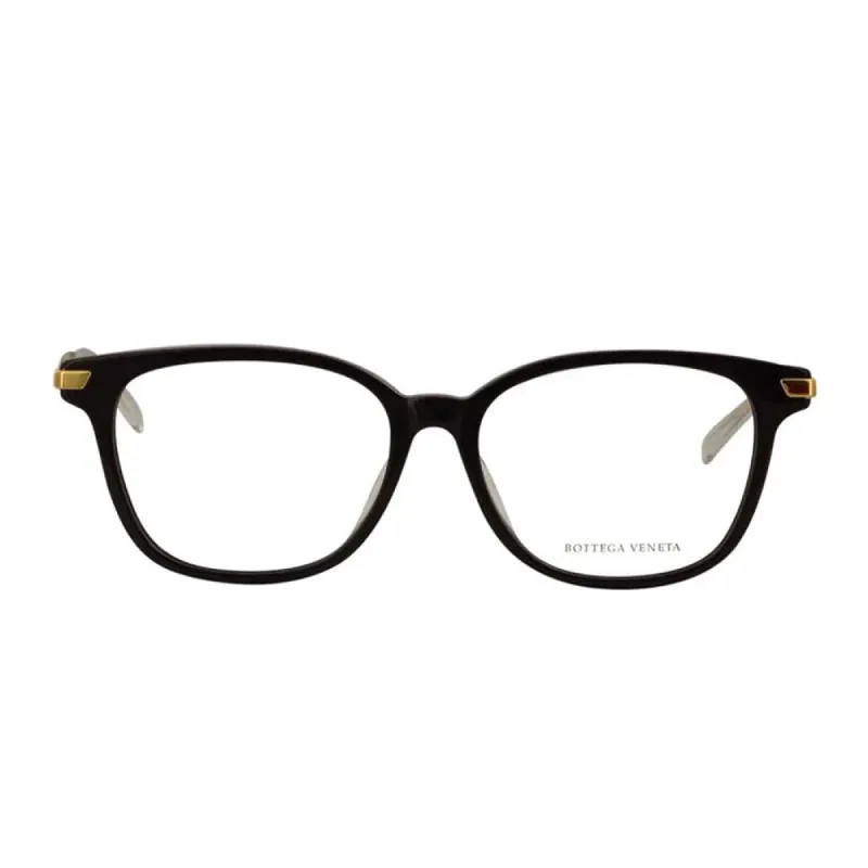Bottega Veneta Womens Black/Gold Eyeglasses BV_1074OA_001_53mm sold by Ruumur