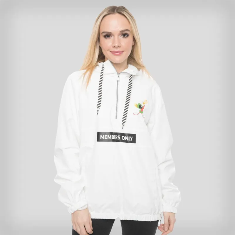 Members Only Women's Looney Tunes Collab Popover Oversized Jacket sold by Ruumur