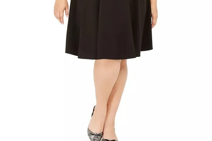 Emerald Sundae Women's Beadd Halter Cocktail Dress Black Size 2X sold by Ruumur product image thumbnail 3