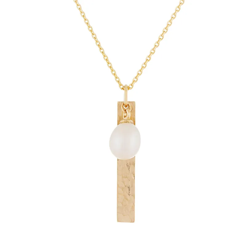 Splendid Pearls 14K Yellow Gold Pearl Pendant HE-226YG sold by Ruumur
