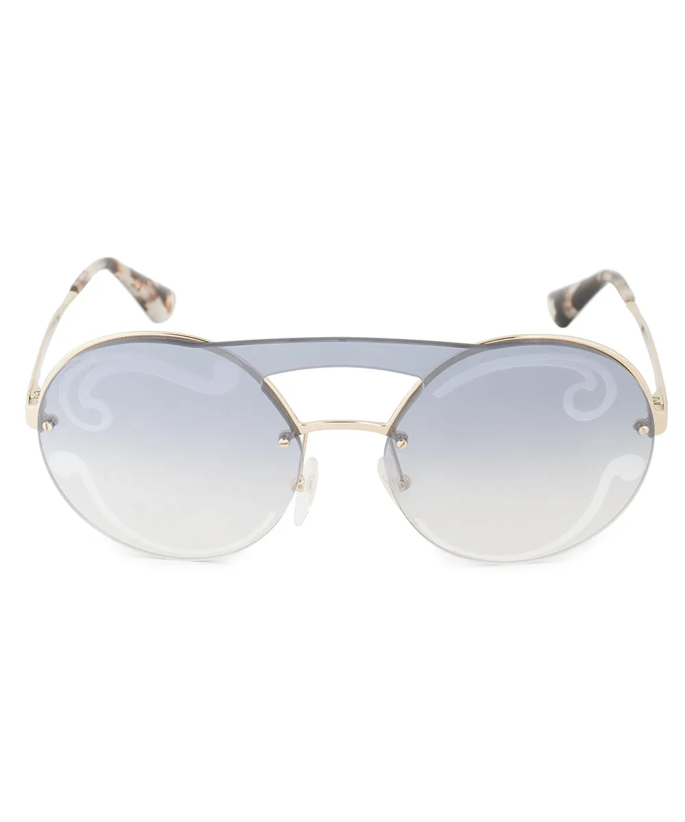 Prada Cinema Evolution Single Lens Round Sunglasses PR65TS ZVN0D0 36 sold by Ruumur product image thumbnail 2