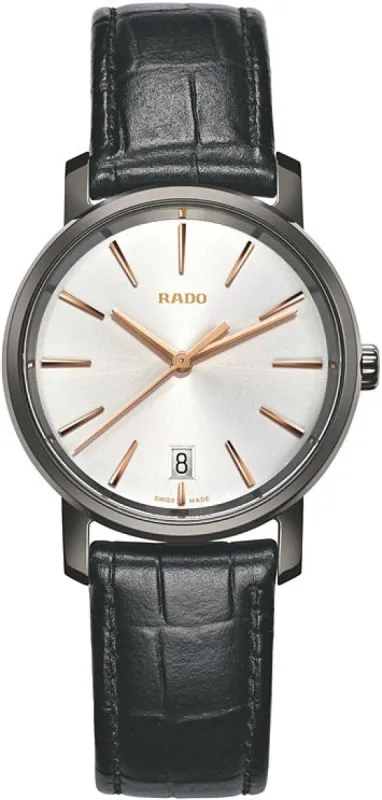 Rado Women's DiaMaster Titanium and Ceramic 33mm Quartz Watch sold by Ruumur