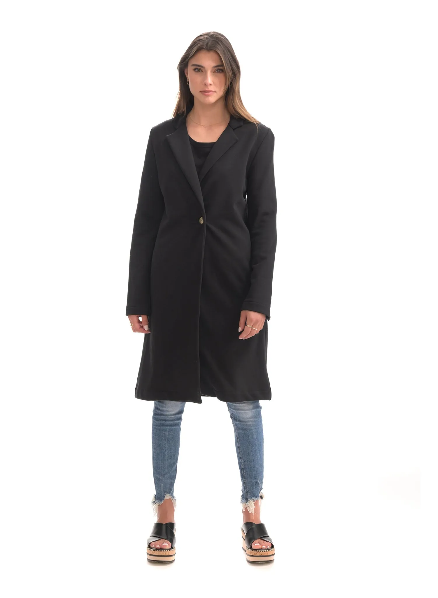 PHOEBE - Terry Long Coat sold by Ruumur