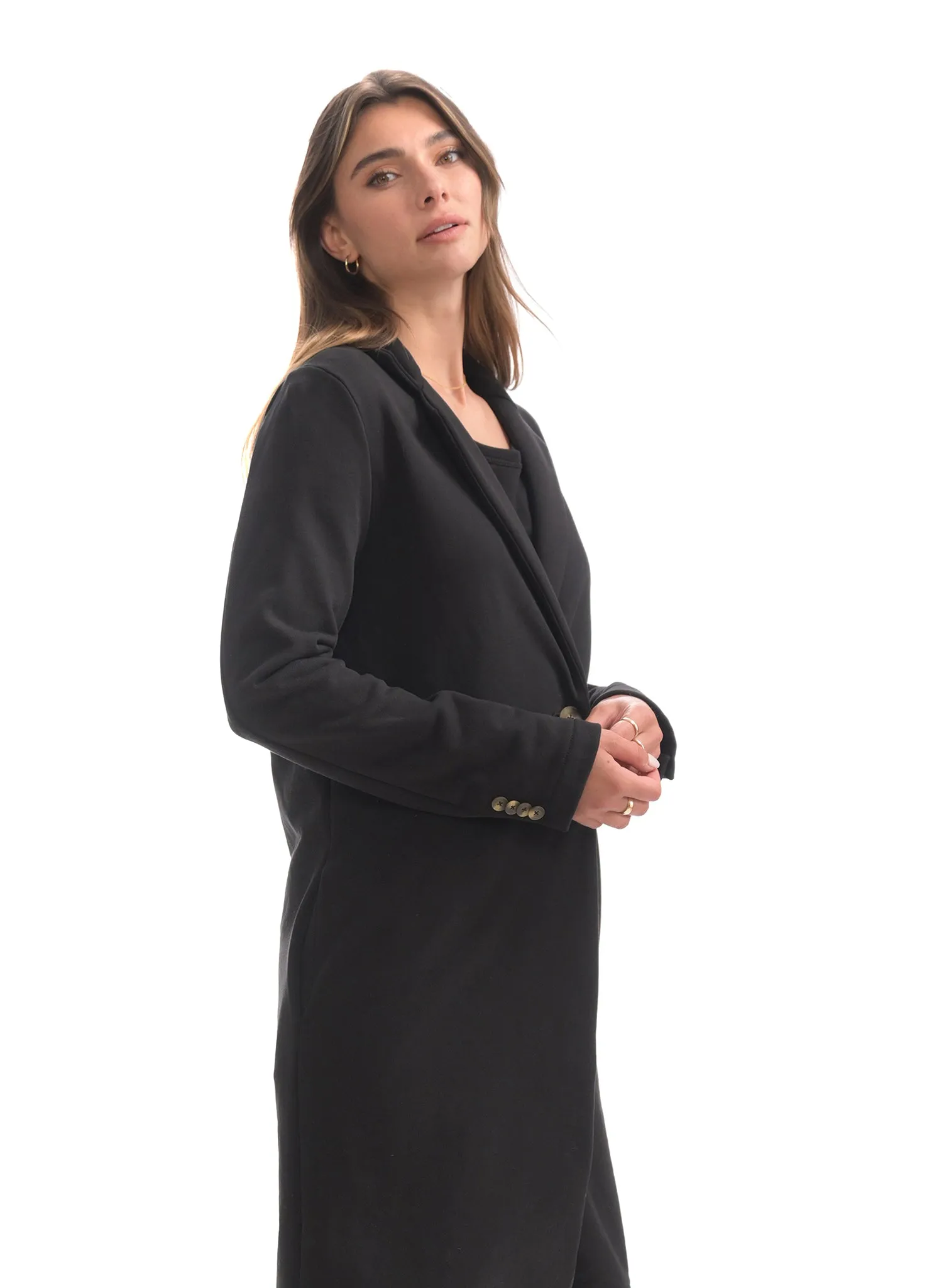PHOEBE - Terry Long Coat sold by Ruumur product image thumbnail 3
