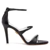 Lorenza Black Leather Sandal sold by Ruumur