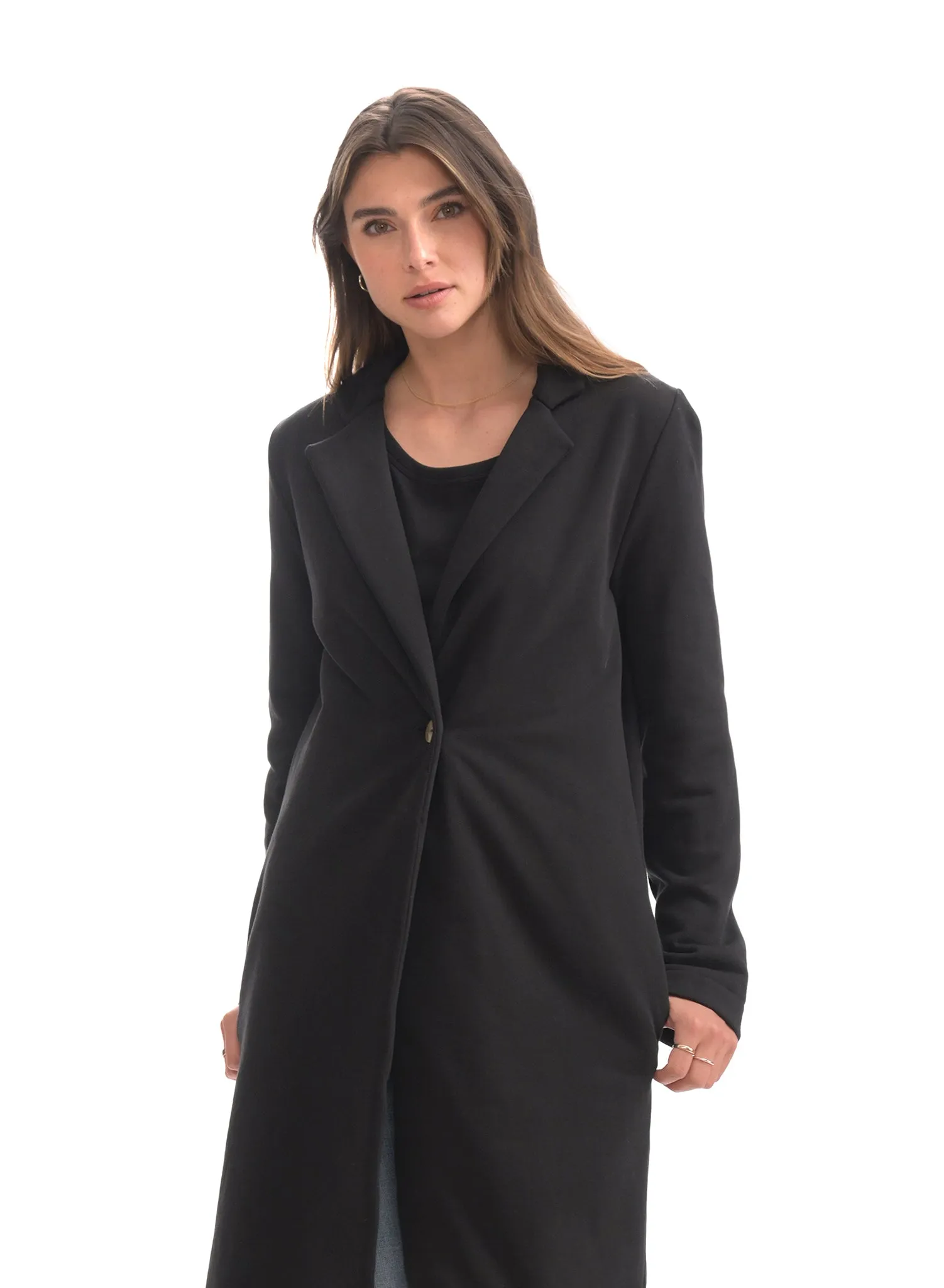 PHOEBE - Terry Long Coat sold by Ruumur product image thumbnail 4