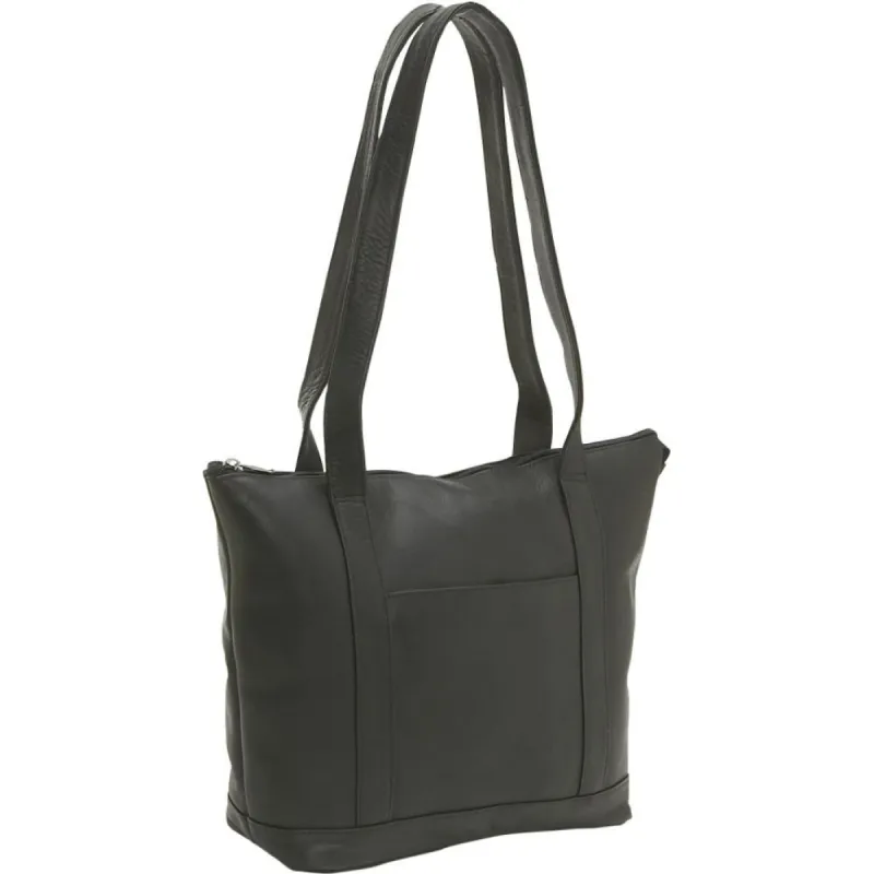 Leather Double Strap Small Pocket Tote sold by Ruumur