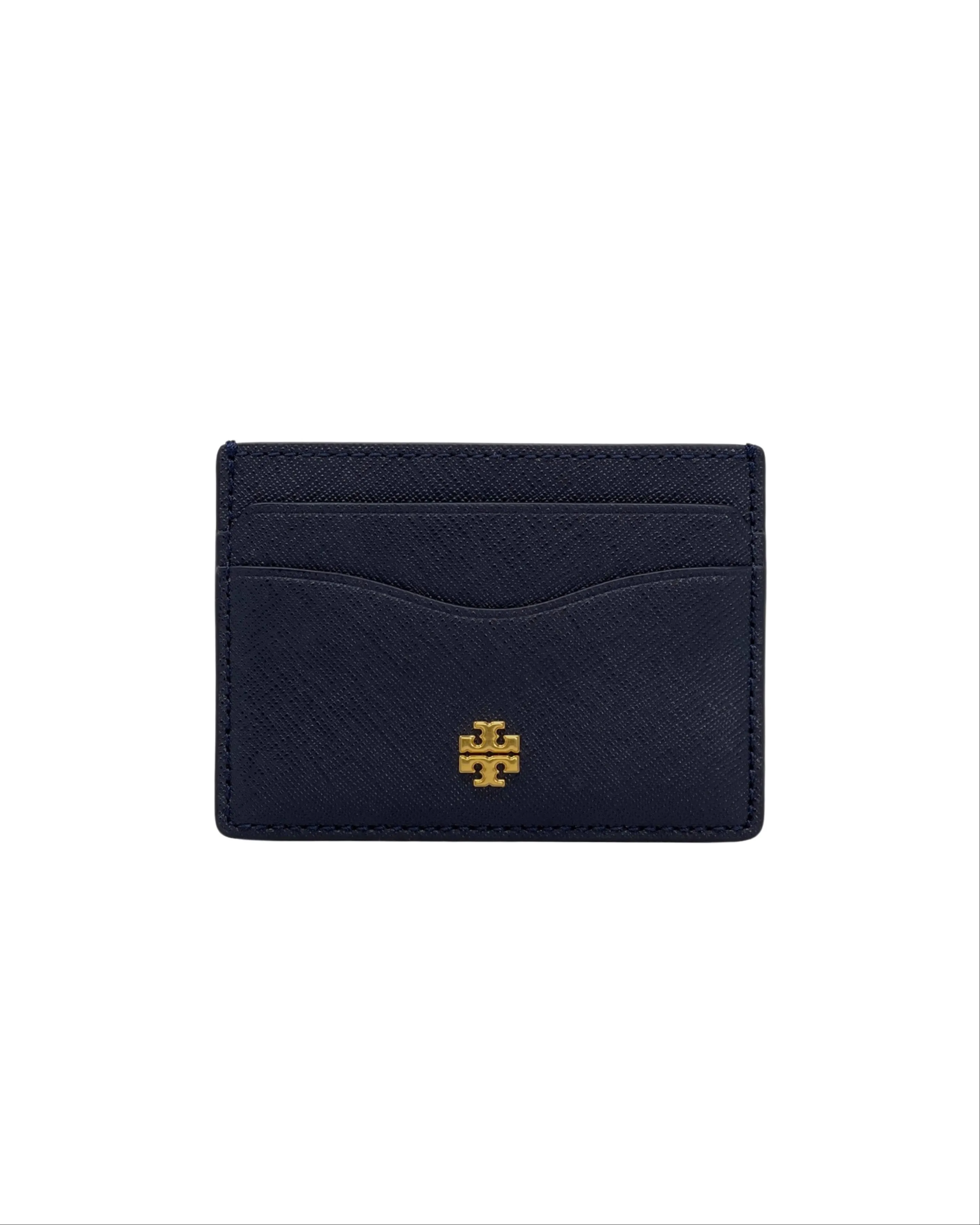 Tory Burch Tory Navy Emerson Slim Card Case sold by Ruumur