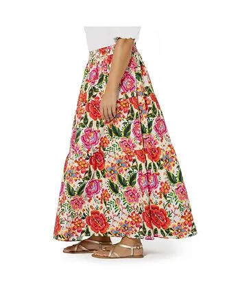 Leota Women's Maxi Evelyn Skirt Red Size1X sold by Ruumur product image thumbnail 2