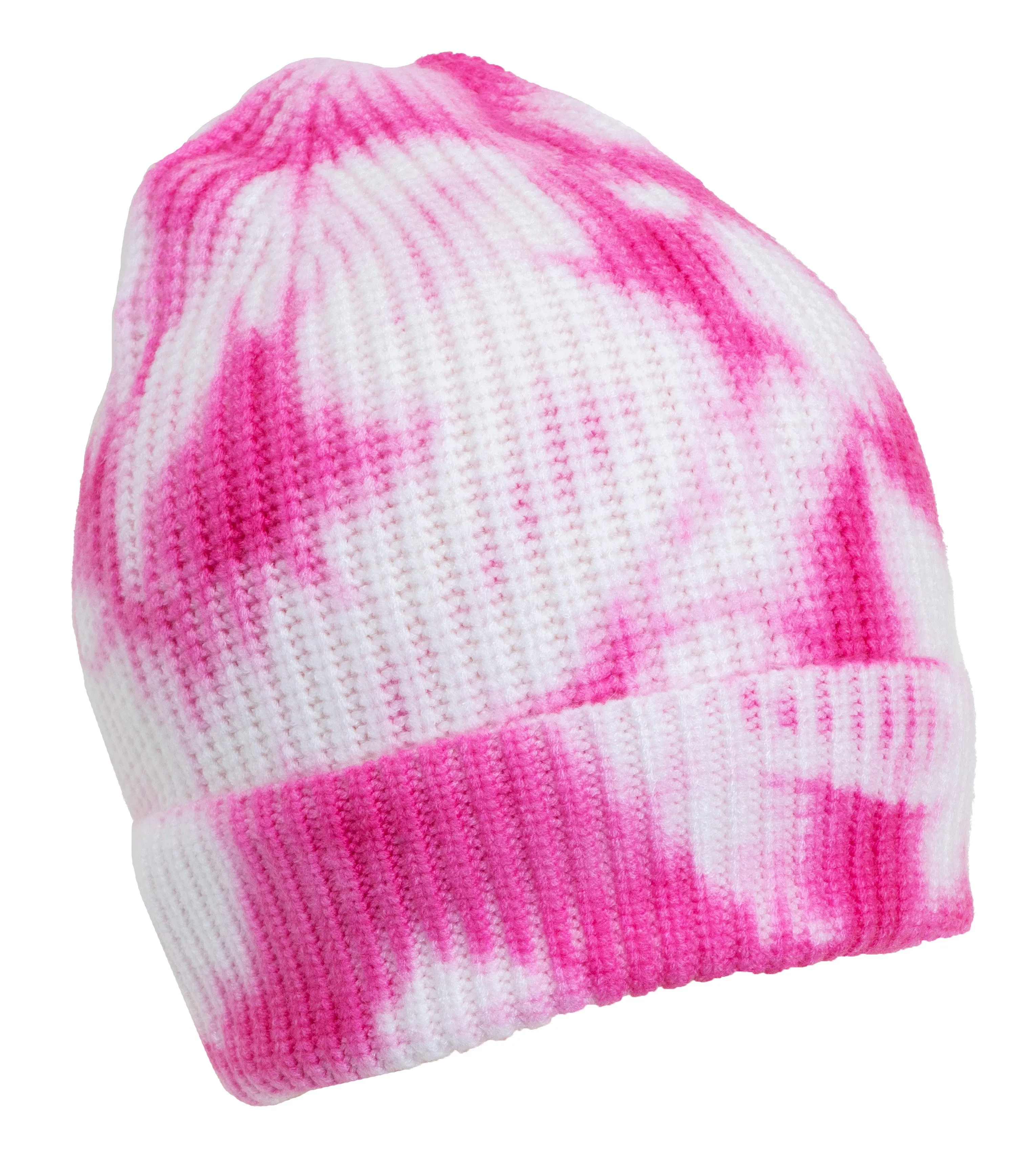 Rebecca and Rifka Stone-Detailed Knitted Washed Tie-dye Beanie (BW-112-FU) sold by Ruumur