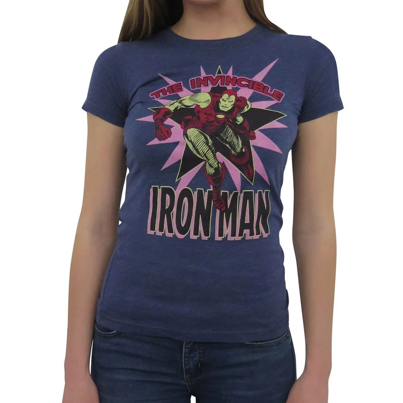 Iron Man Invincible Burst Women's T-Shirt sold by Ruumur