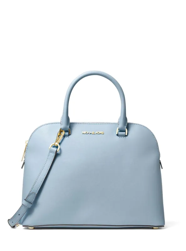 Michael Kors Cindy Large Leather Dome Satchel sold by Ruumur