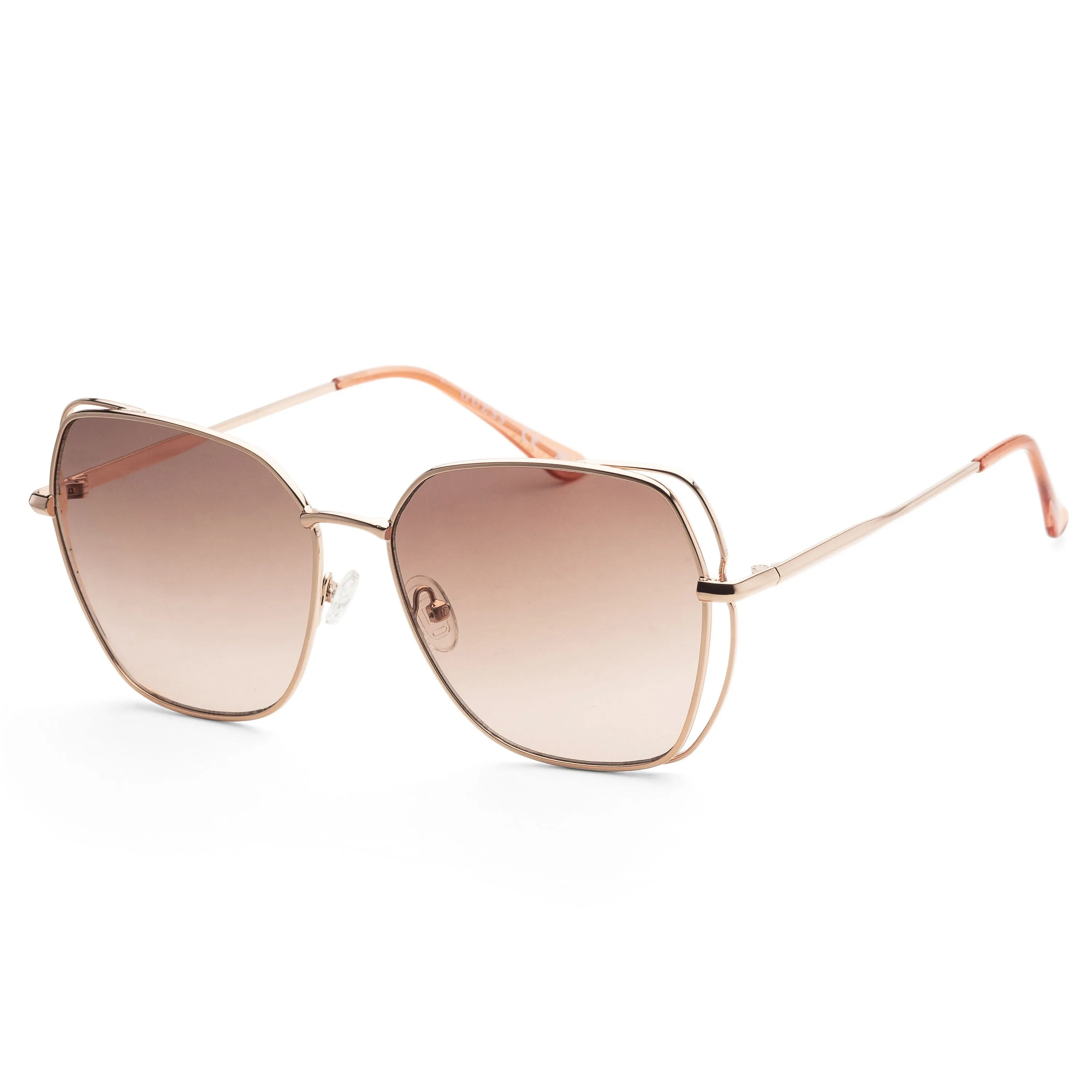 Guess Women's 60 mm Shiny Rose Gold Sunglasses GF0416-28F sold by Ruumur
