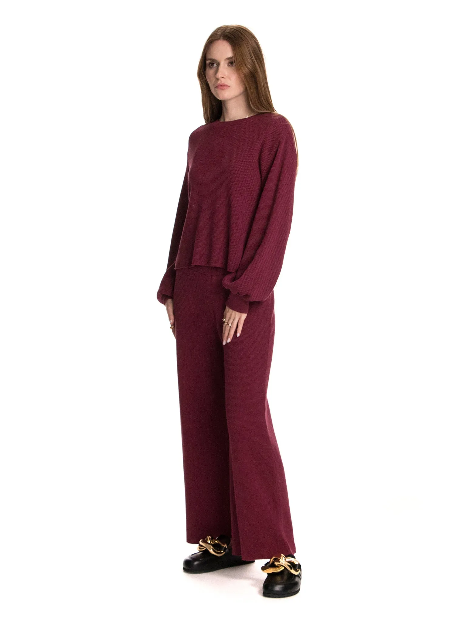 KAYLA - Balloon Sleeve Lounge Top sold by Ruumur product image thumbnail 3