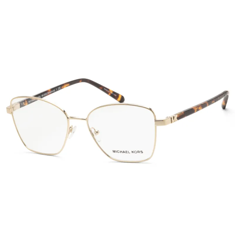 Michael Kors Women's MK3052-1014 Strasbourg Light Gold Opticals made by Ruumur