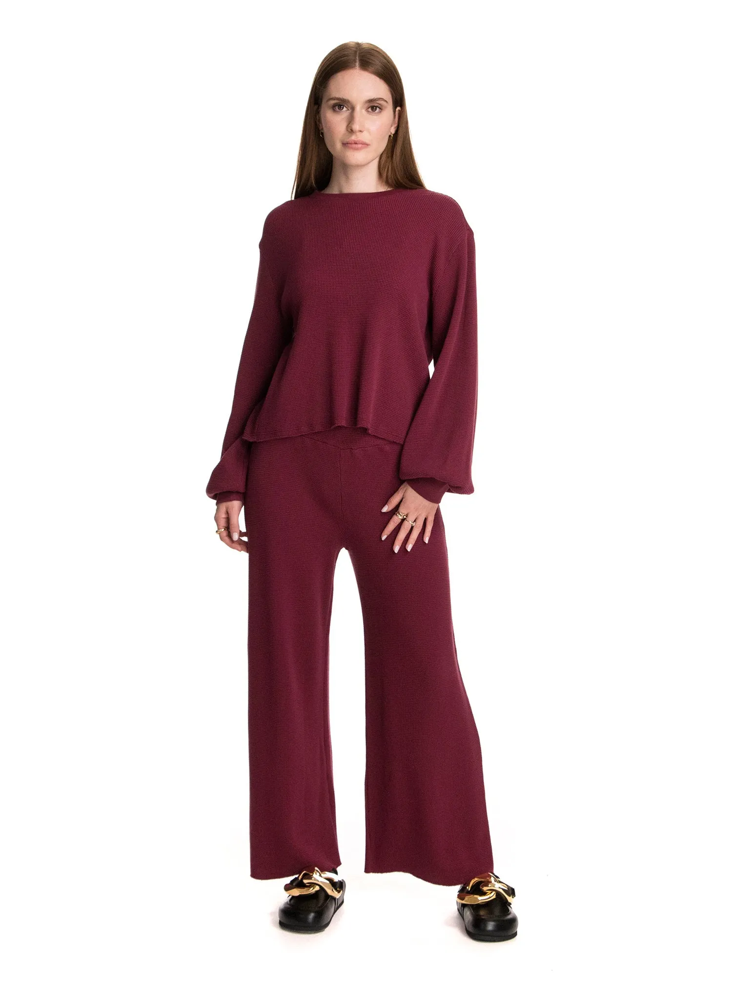KAYLA - Balloon Sleeve Lounge Top sold by Ruumur product image thumbnail 2