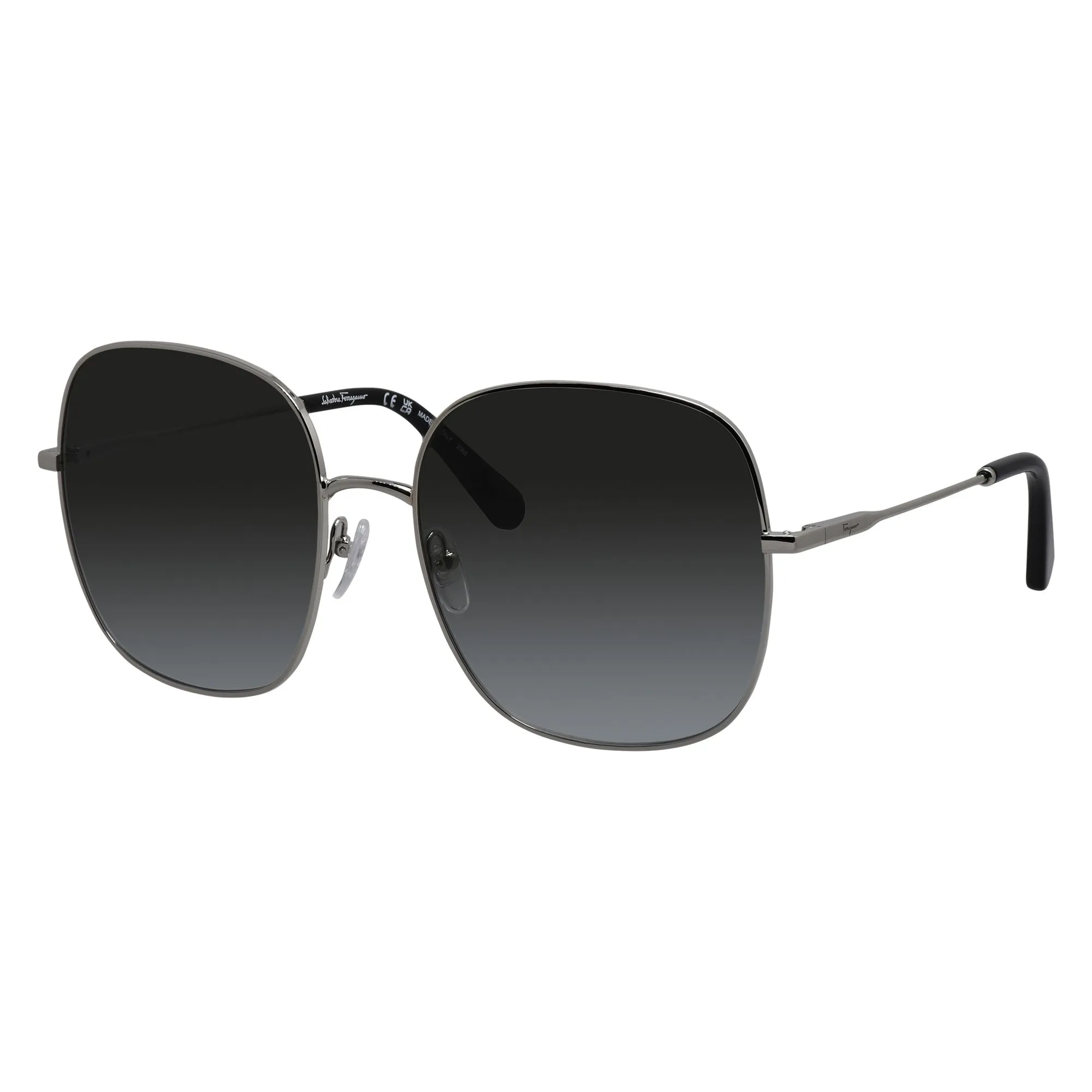 Salvatore Ferragamo Women Silver Sunglasses SF_300S_041_59mm sold by Ruumur product image thumbnail 2