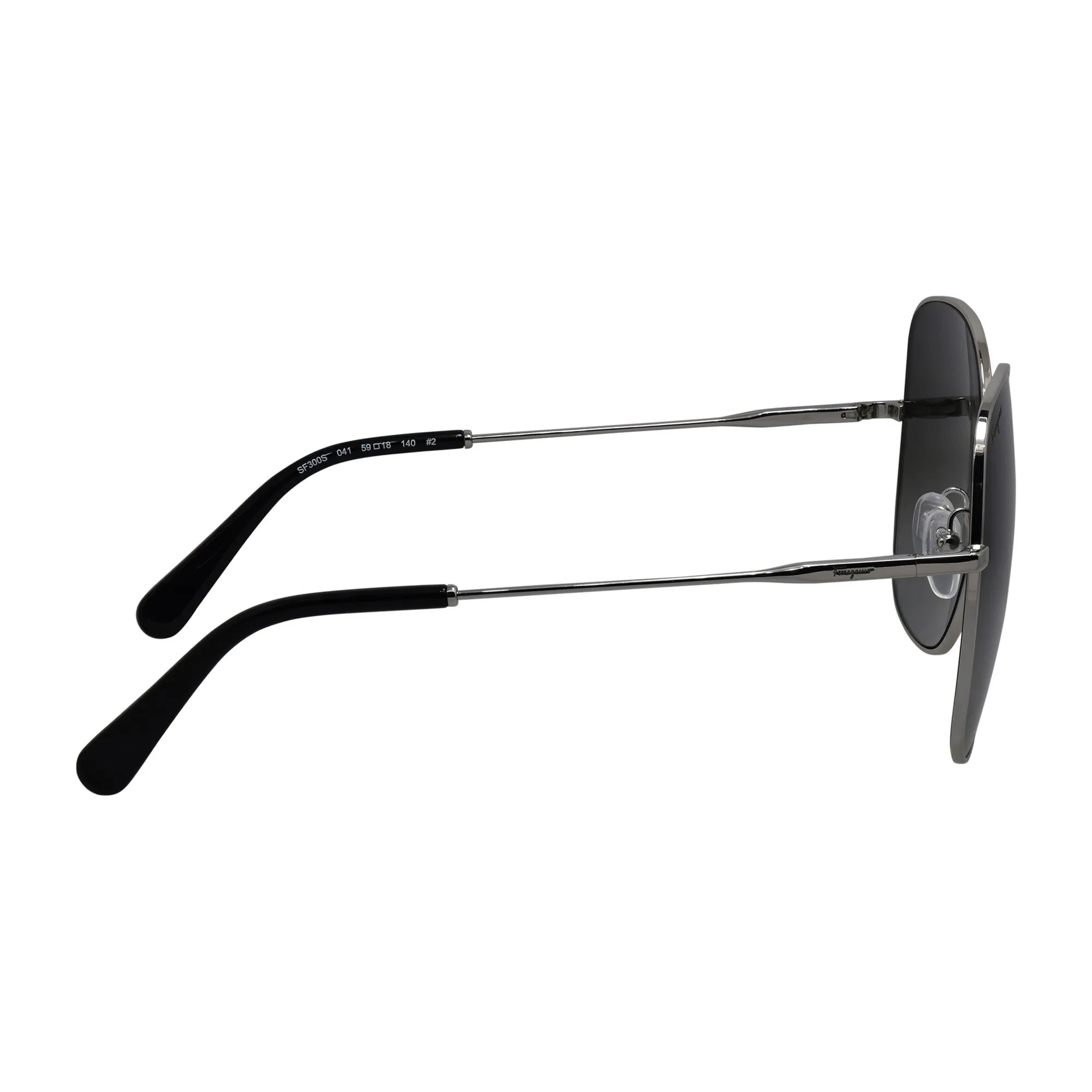 Salvatore Ferragamo Women Silver Sunglasses SF_300S_041_59mm sold by Ruumur product image thumbnail 3