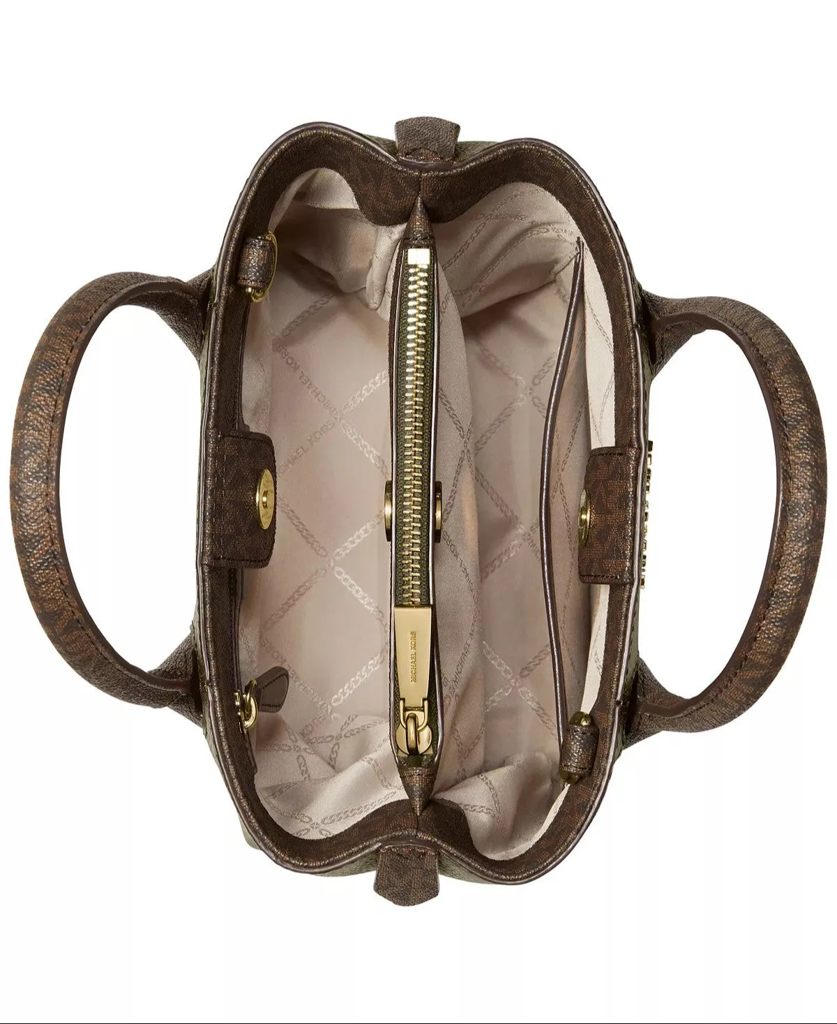 Michael Kors Women's Olive Signature Austin Leather Messenger Bag sold by Ruumur product image thumbnail 2