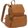 Le Donne Leather Womens Multi Pocket Backpack sold by Ruumur