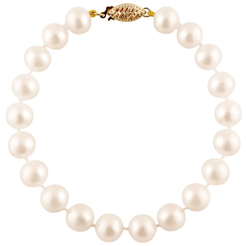 Splendid Pearls 8mm Pearl Bracelet sold by Ruumur