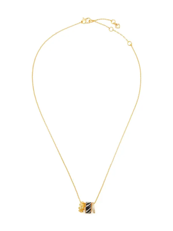 Kate Spade Heritage Spade Flower Stacked Mini Pendant sold by Ruumur
