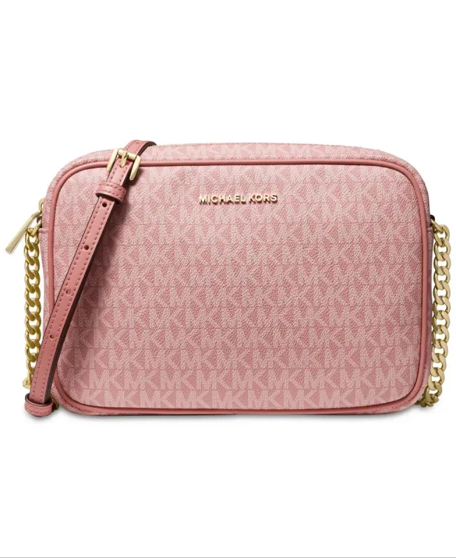 Michael Kors Signature Jet Set East-West Crossbody sold by Ruumur