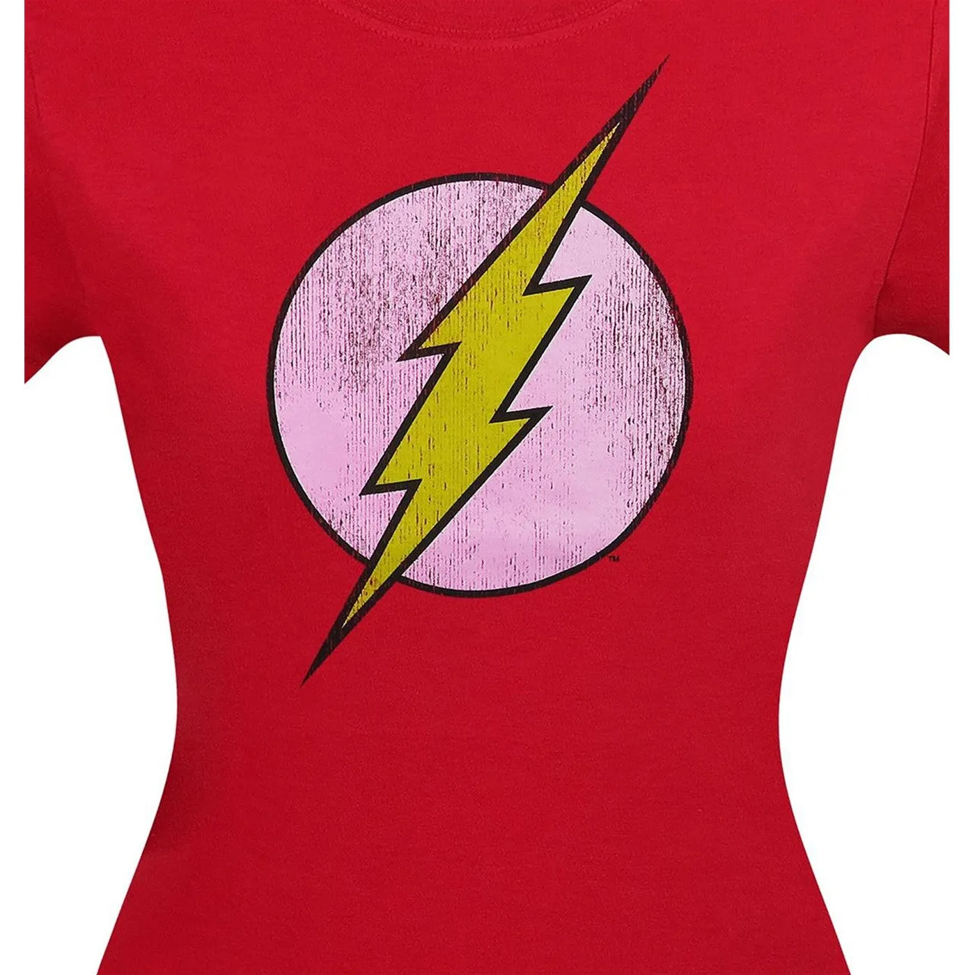 Flash Distressed Symbol Factory Second Women's T-Shirt sold by Ruumur product image thumbnail 2