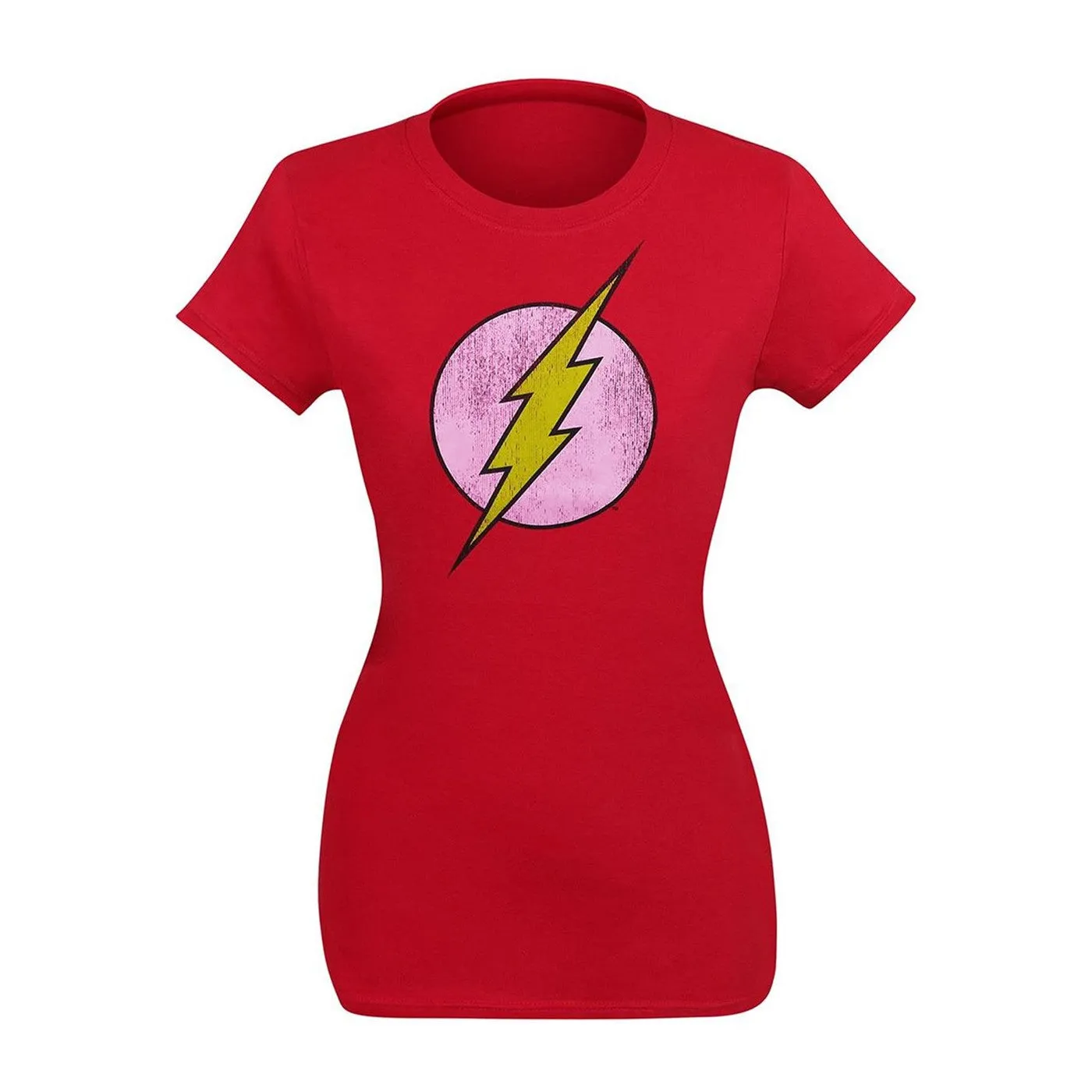 Flash Distressed Symbol Factory Second Women's T-Shirt sold by Ruumur product image thumbnail 3