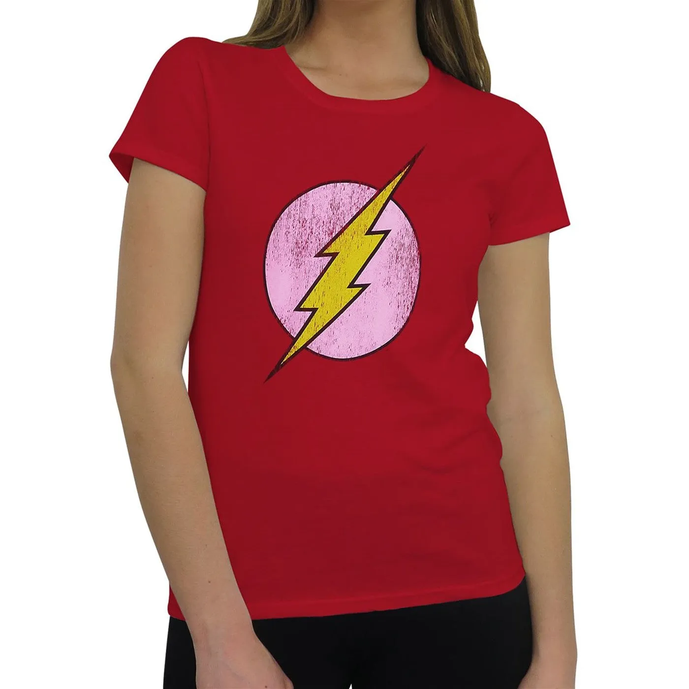 Flash Distressed Symbol Factory Second Women's T-Shirt sold by Ruumur