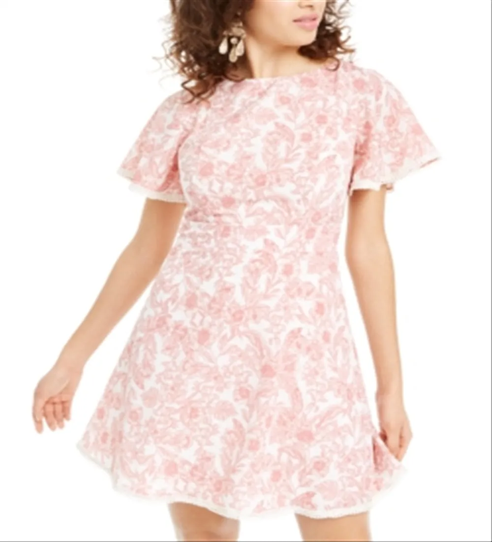 B.Darlin Women's Toille a Line Dress Pink Size 15/16 sold by Ruumur product image thumbnail 4