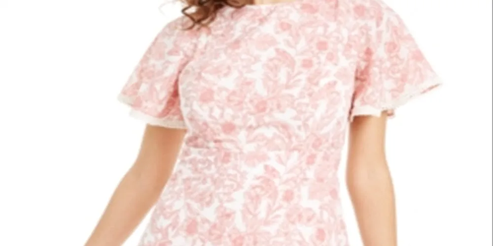 B.Darlin Women's Toille a Line Dress Pink Size 15/16 sold by Ruumur product image thumbnail 5