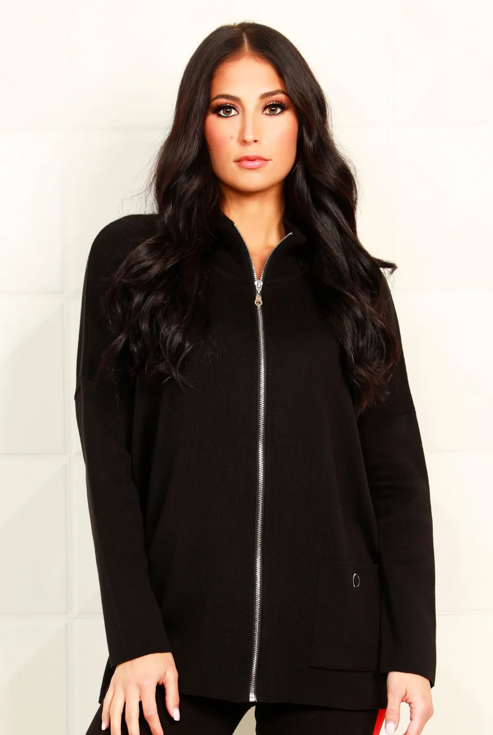 Angel Apparel Zip Solid Jacket sold by Ruumur