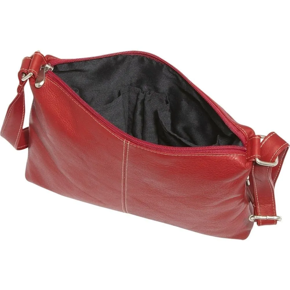 Le Donne Leather Two Zip Crossbody sold by Ruumur product image thumbnail 2