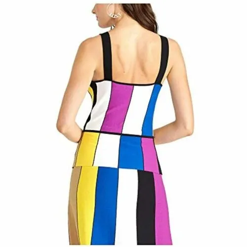 Rachel Roy Junior's Square Neck Tank Top Pink Size Large sold by Ruumur product image thumbnail 2