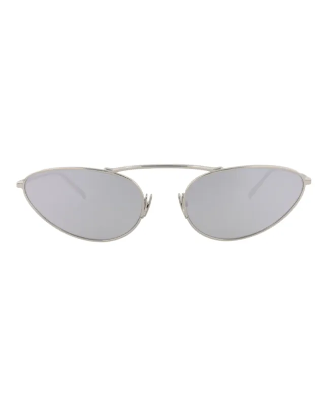 Saint Laurent Round-Frame Metal Sunglasses sold by Ruumur