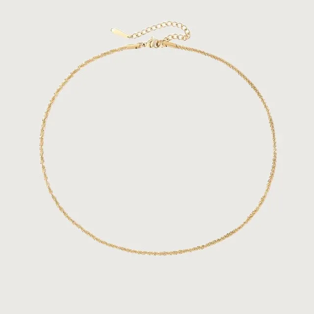 Diamond Cut Chain Hypoallergenic Necklace sold by Ruumur product image thumbnail 5