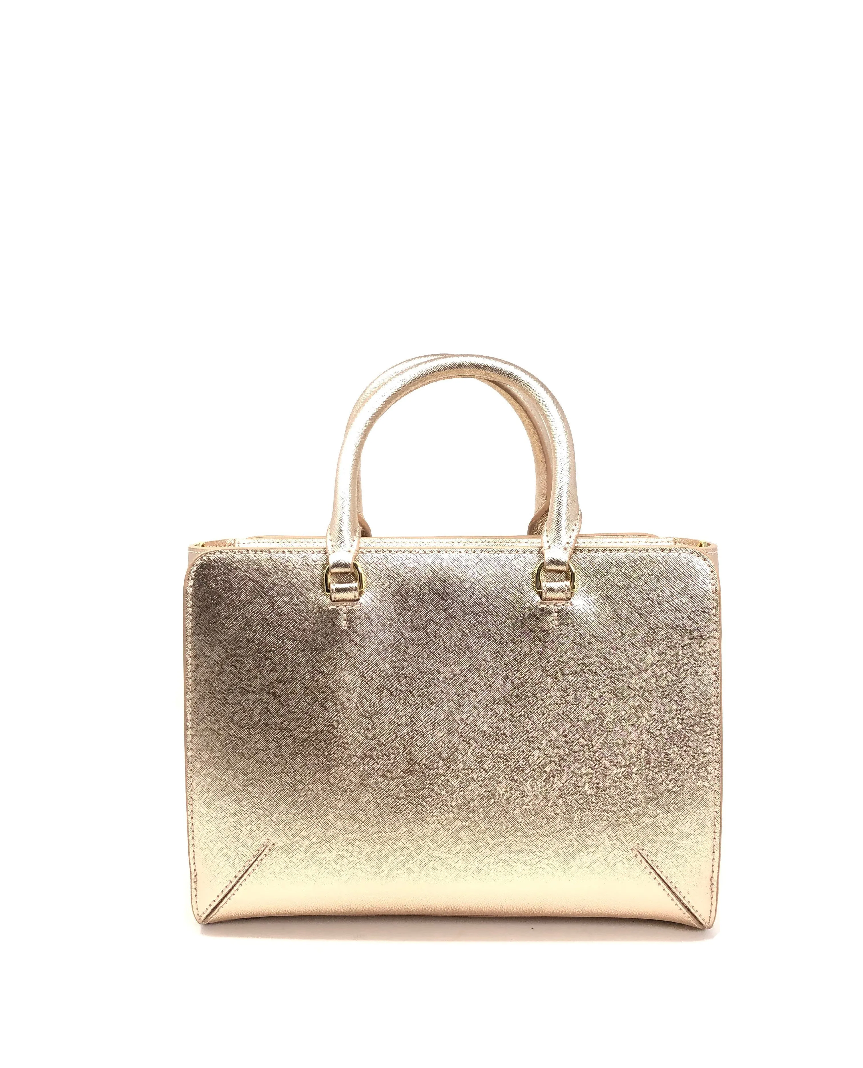 Tory Burch Light Rose Gold Emerson Small Zip Tote sold by Ruumur product image thumbnail 2