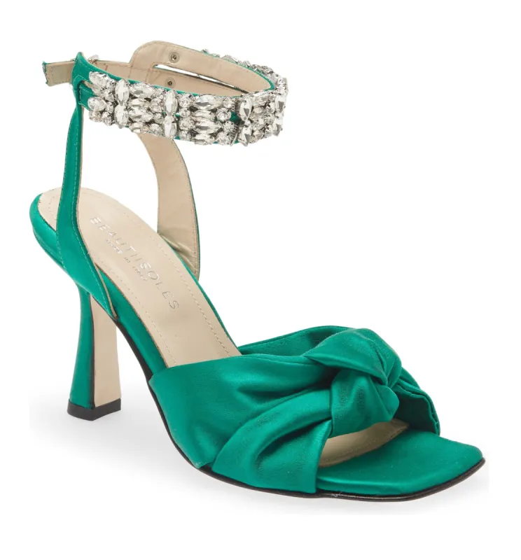 Callie Silk Satin Sandal sold by Ruumur