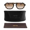 Tom Ford Rectangular Sunglasses FT0736 56F 53 sold by Ruumur