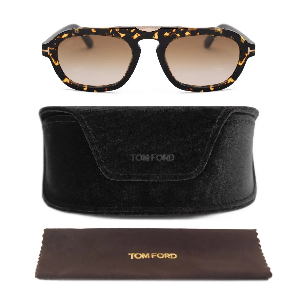 Tom Ford Rectangular Sunglasses FT0736 56F 53 sold by Ruumur product image thumbnail 2