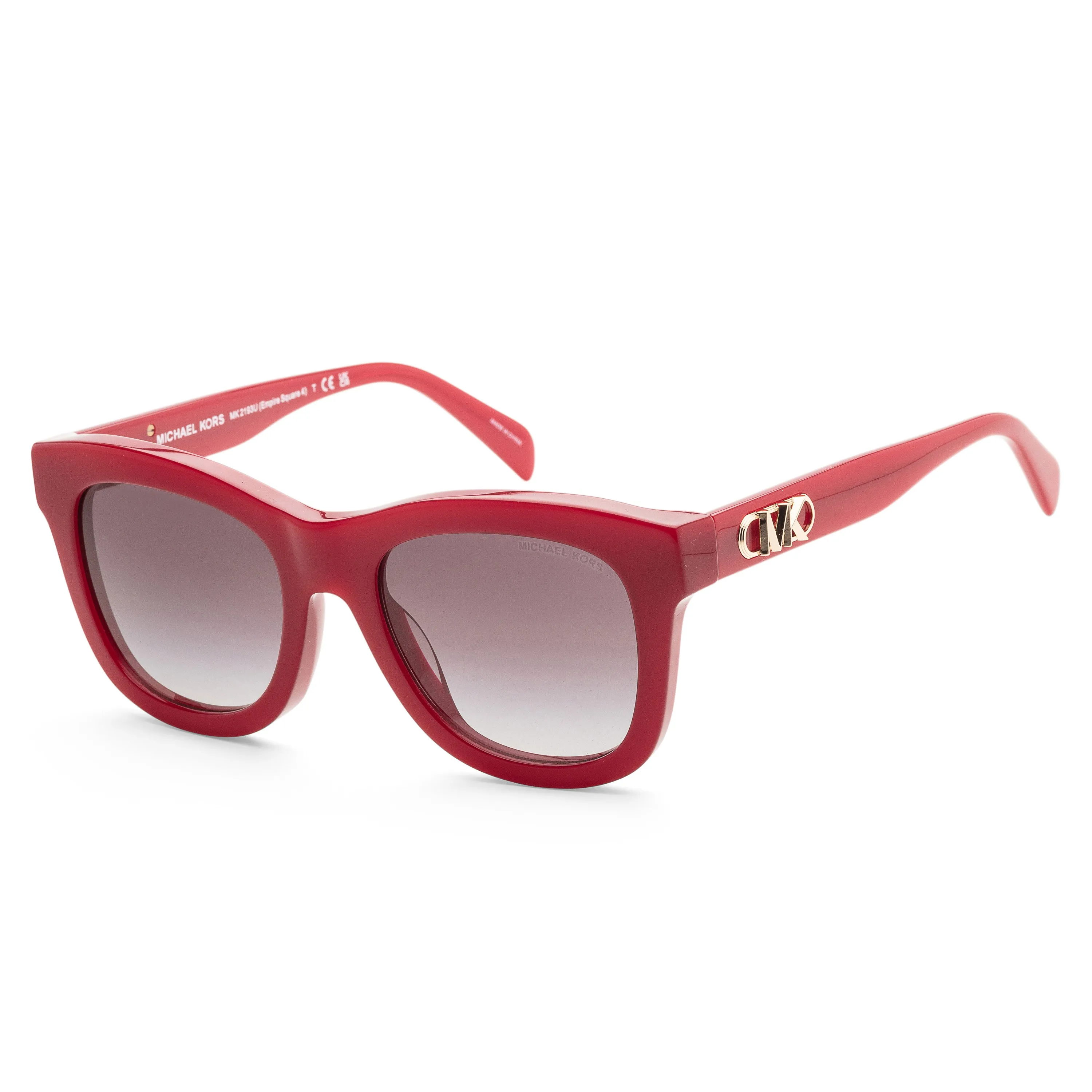 Michael Kors Women's MK2193U-39398G-52 Empire Square 52mm Red Sunglasses sold by Ruumur