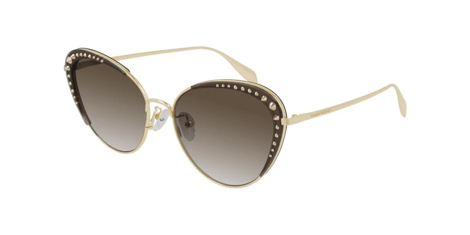 Alexander McQueen Women's 59mm Gold Sunglasses AM0310S-002-59 made by Ruumur
