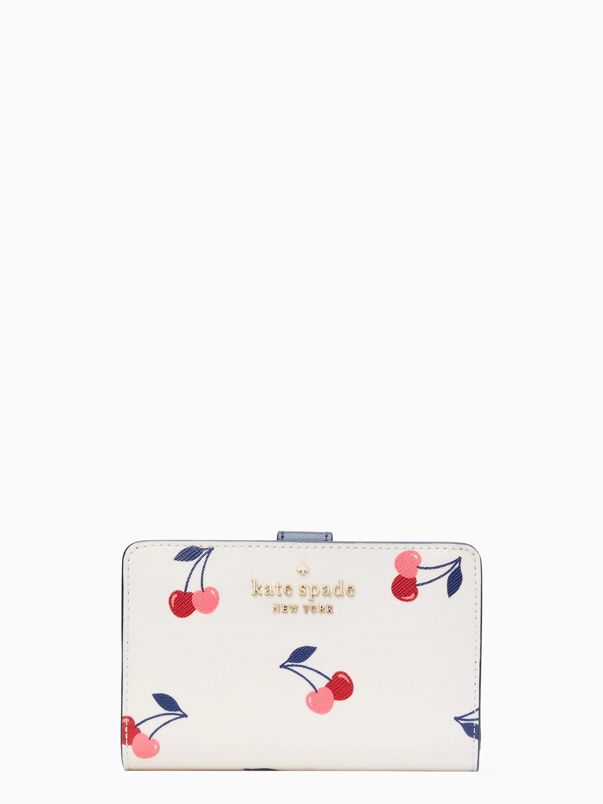 Kate Spade Staci Medium Cherry Compact Bifold Wallet sold by Ruumur