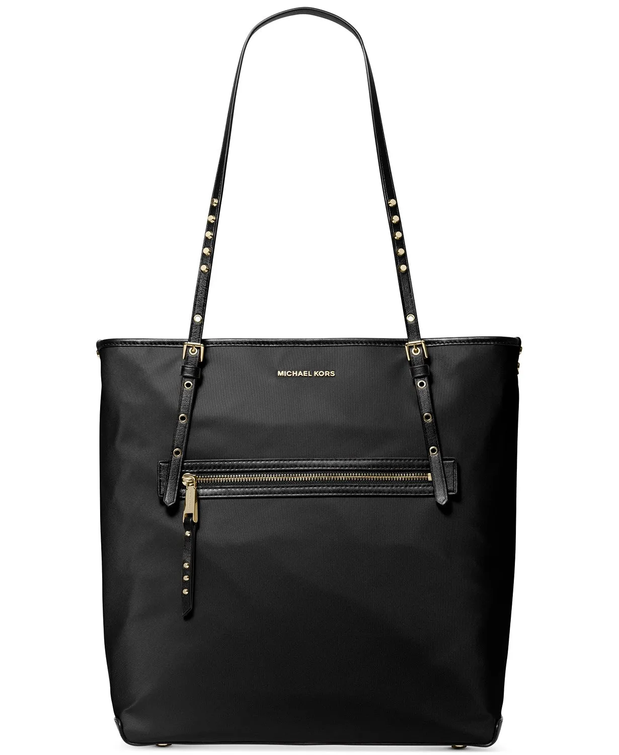 Michael Kors Women's Black Leila Nylon Tote sold by Ruumur