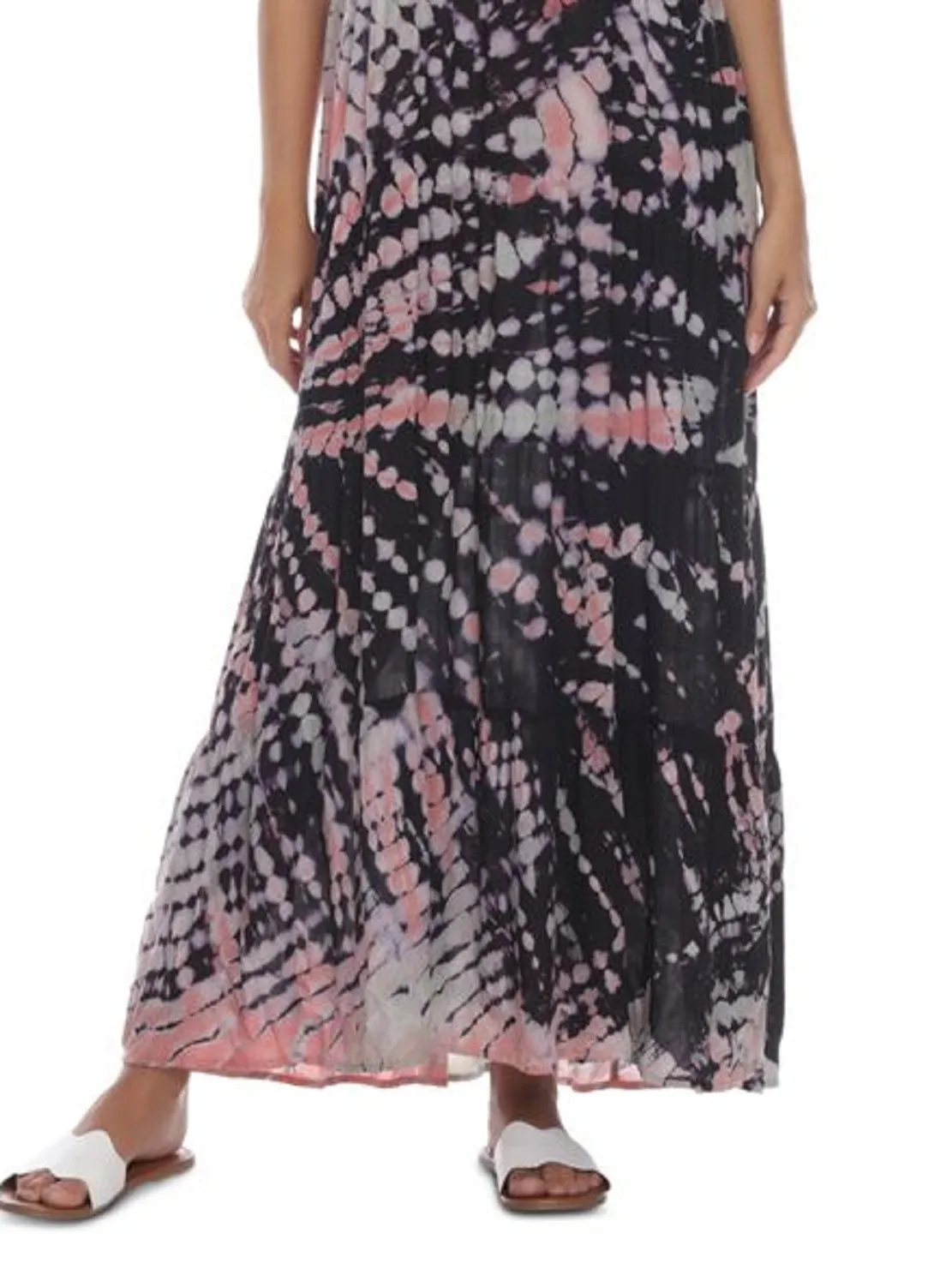 Raviya Women's Tie Dye Maxi Cover Up Dress Swimsuit Black Size Medium sold by Ruumur product image thumbnail 3