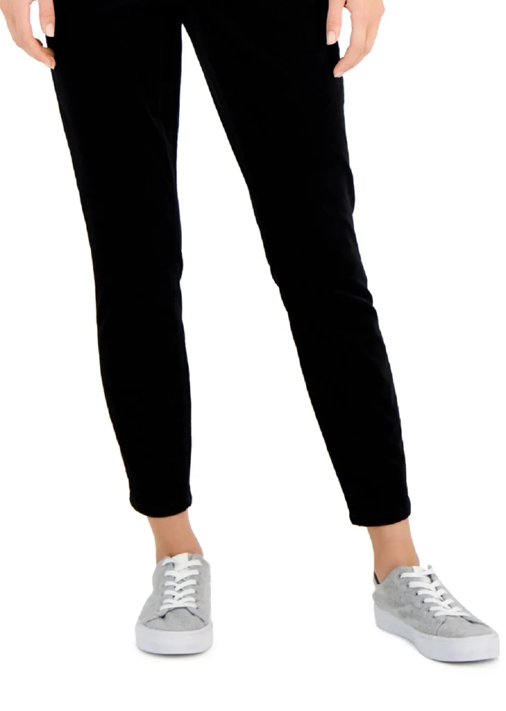 Tommy Hilfiger Women's Corduroy Skinny Ankle Pants Black sold by Ruumur product image thumbnail 3