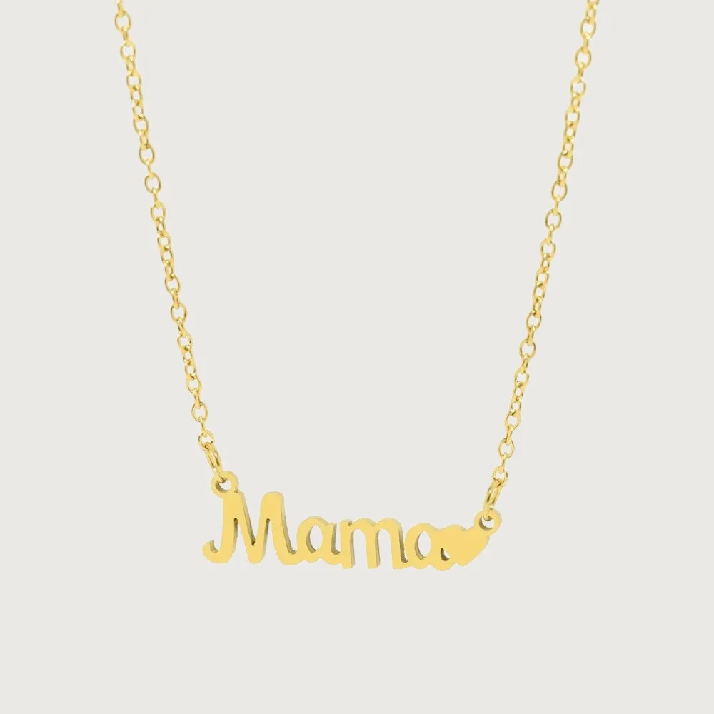 Mama Heart Hypoallergenic Necklace sold by Ruumur product image thumbnail 4