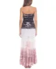 Raviya Women's Tiered Tie Dyed Cover Up Maxi Dress Swimsuit Black Size Medium sold by Ruumur